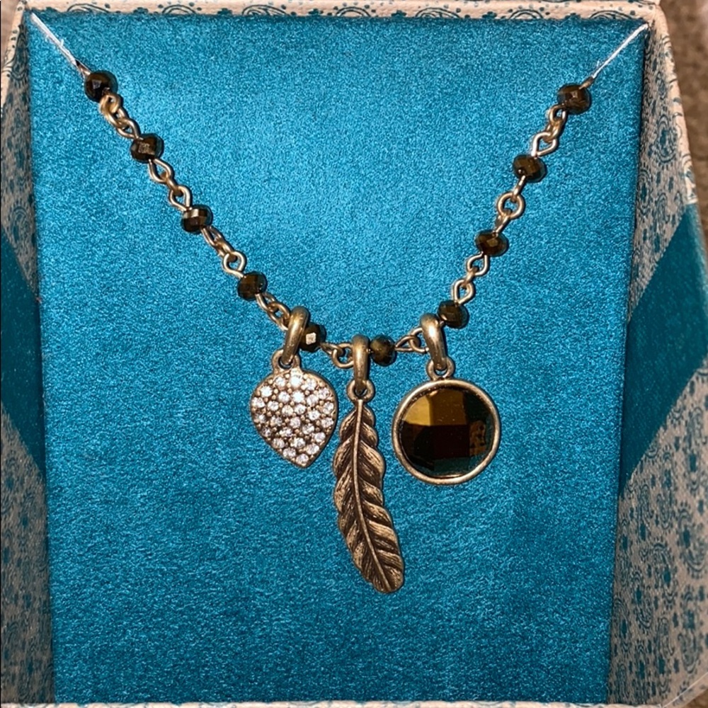 Lucky Brand Bead Charm Necklace
